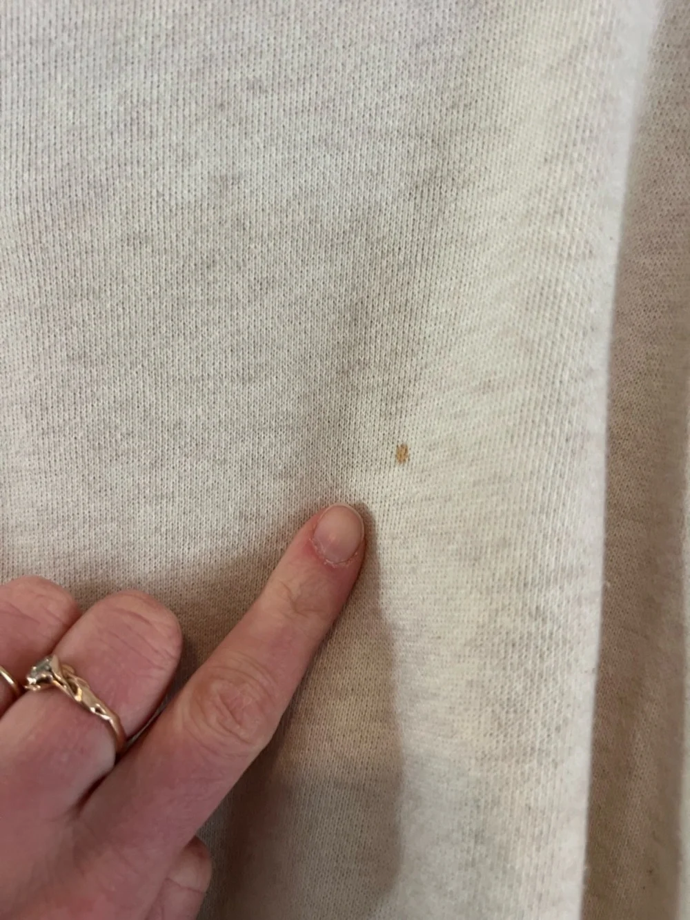 aerie Cream Knit Crewneck Sweatshirt - Picture 7 of 7